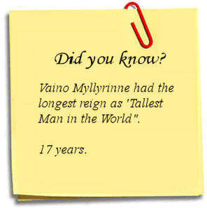 The Tallest Man Fact 12